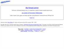 Tablet Screenshot of netaction.org